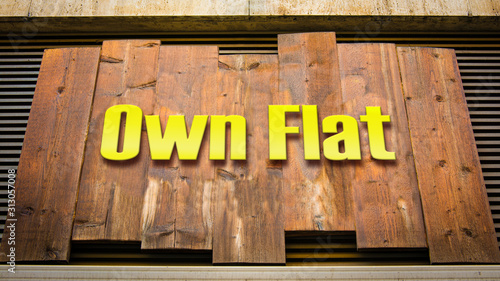 Street Sign to Own Flat