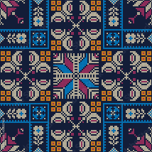 Palestinian embroidery pattern 284