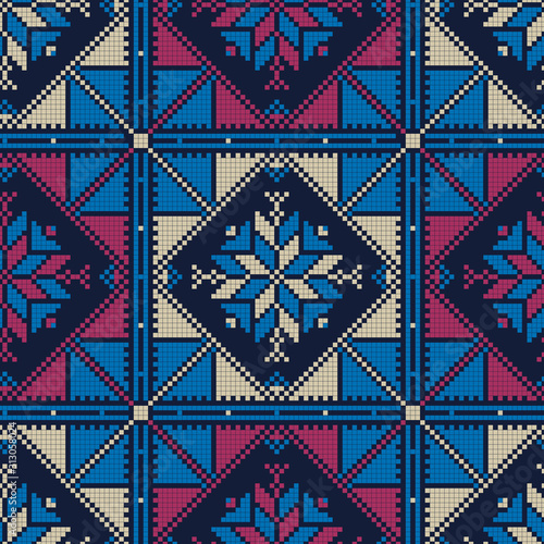 Palestinian embroidery pattern 300