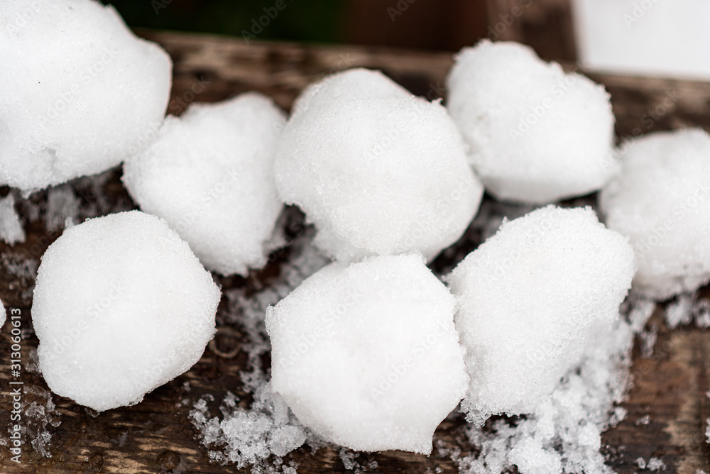 snow balls ready for snowball fight snow balls ready for snowball fight
