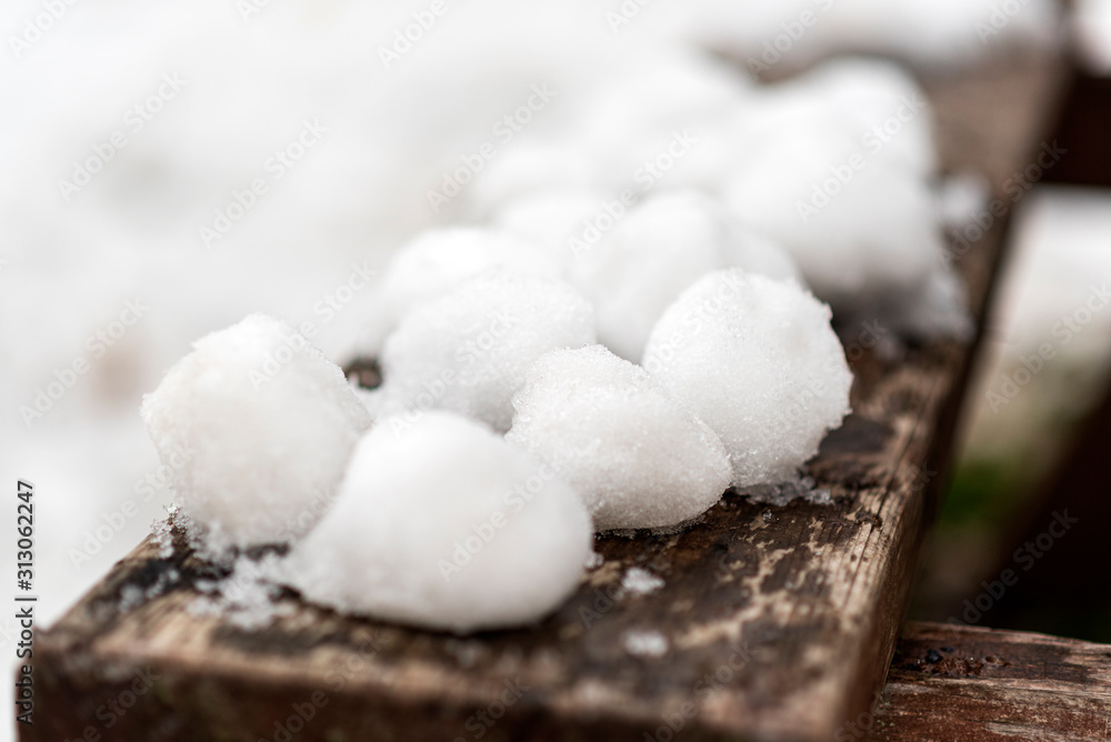 snow balls ready for snowball fight snow balls ready for snowball fight
