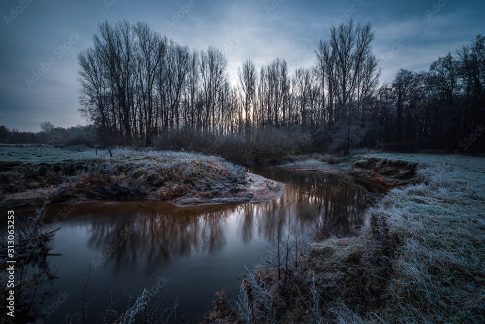 Winter river Winter river