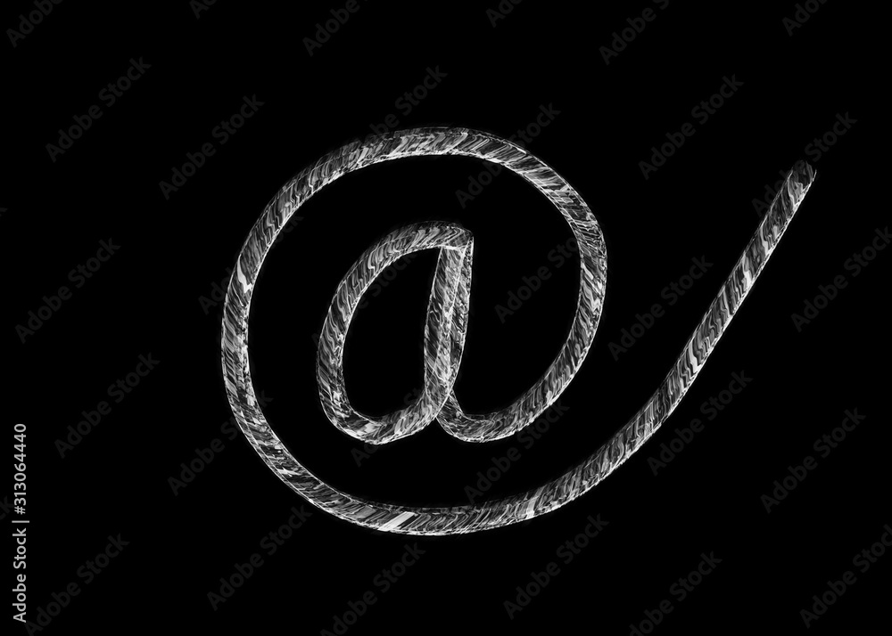 Blue commercial at on black background illustration Blue commercial at on black background illustration