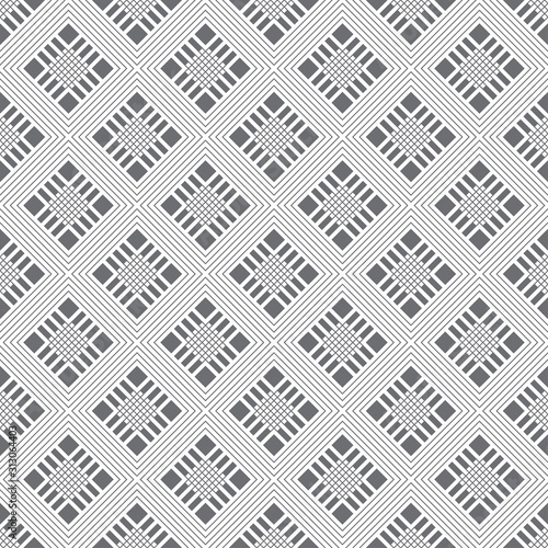 Modern regularly repeating geometrical texture