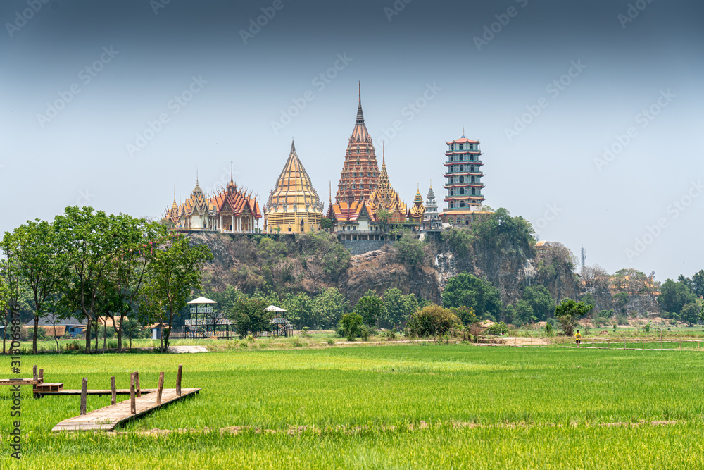 Obraz premium View of Temple in Karnjanaburi Thailand