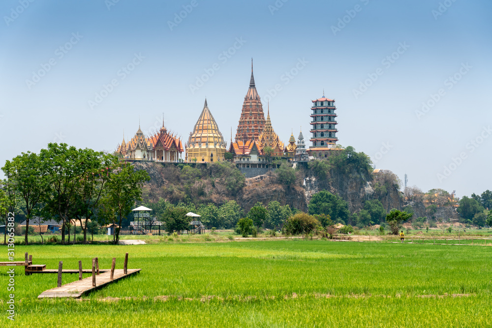 View of Temple in Karnjanaburi Thailand