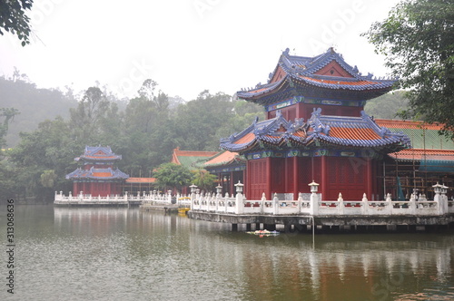 pagoda by the lake
