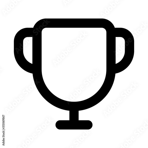Vector Trophy Icon.
