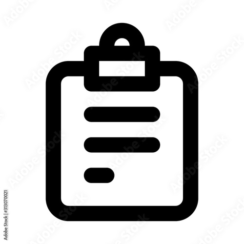 Vector Clipboard Icon.