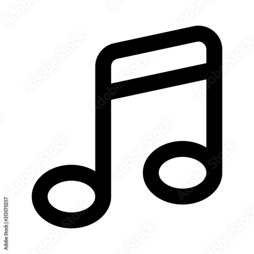 Melody Icon. Vector Music Icon.