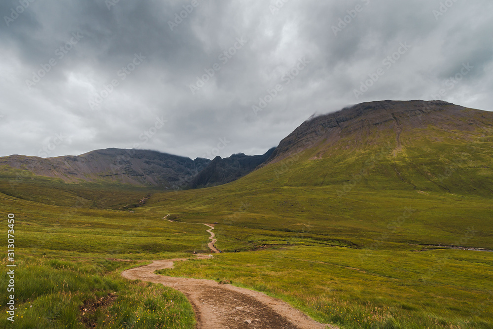 Typical Scottish Highlands Scenery 