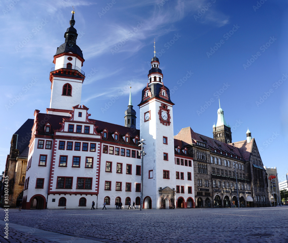 Fototapeta premium An old market square