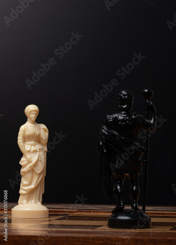 chess board game concept of...