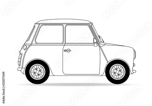 Britisches Auto Kleinwagen
