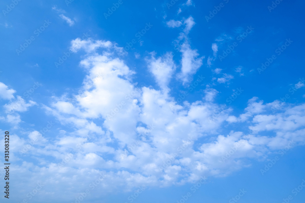 Fototapeta premium Beautiful blue sky clouds for background.