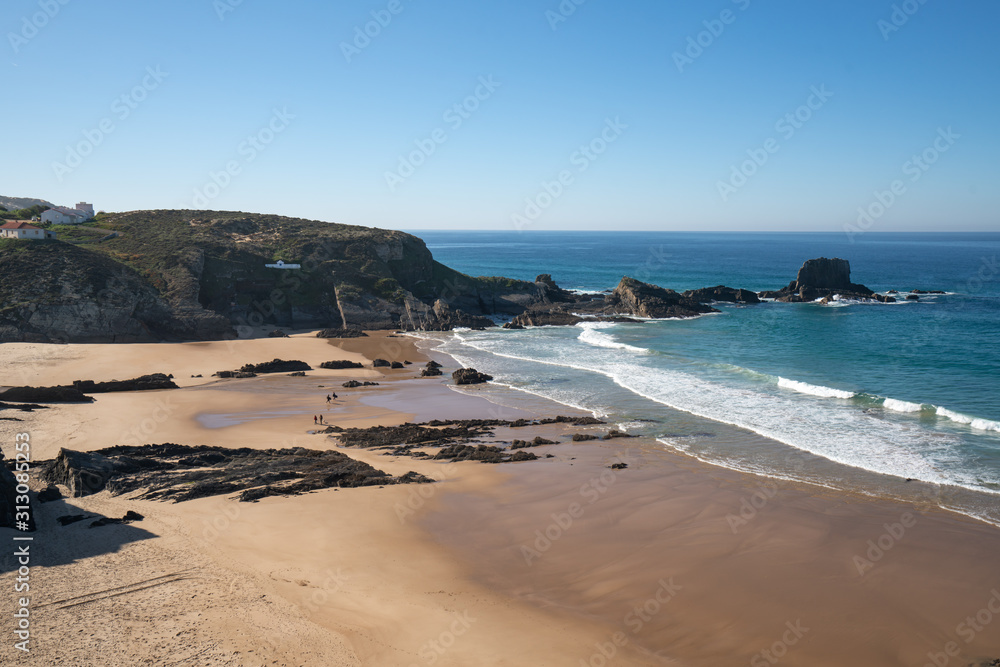 Praia dos machados beach in Costa Vicentina, Portugal