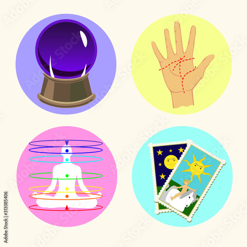 Icon set for esoteric sites or pages