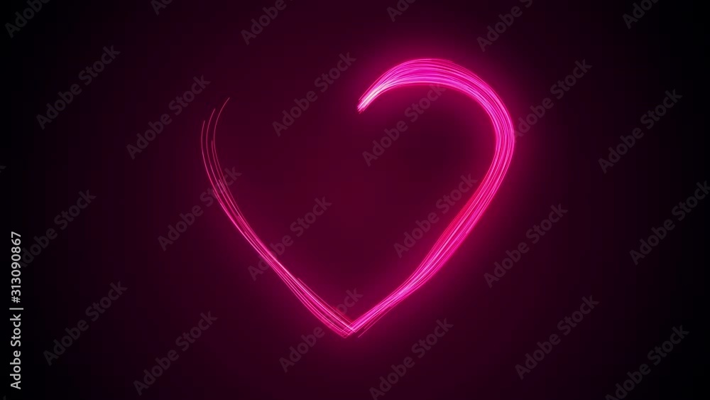 Valentines day festive and luxury heart 3D animation. Bright and vibrant glittering streams form a glowing heart shape with glow. Bright red and colorful love and romance holiday background in 4K Valentines day festive and luxury heart 3D animation. Bright and vibrant glittering streams form a glowing heart shape with glow. Bright red and colorful love and romance holiday background in 4K