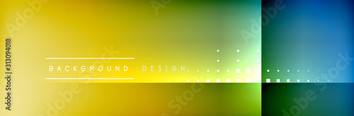 Abstract background - squares and lines composition created with lights and shadows. Technology or business digital template