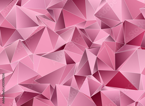 Triangular 3d, modern background © hary_cz