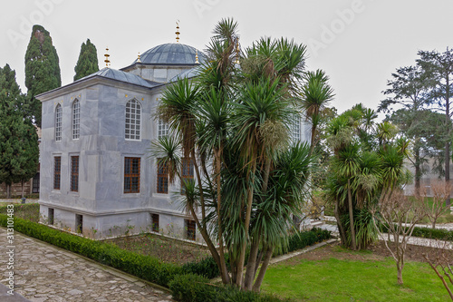 Historical building architecture  Istanbul  Turkey. Topkapi palace museum.