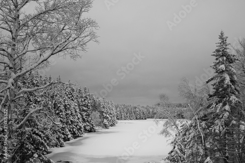 Snow Covered Gentility Lake