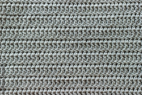 Wallpaper Mural Gray crochet knit texture closeup Torontodigital.ca