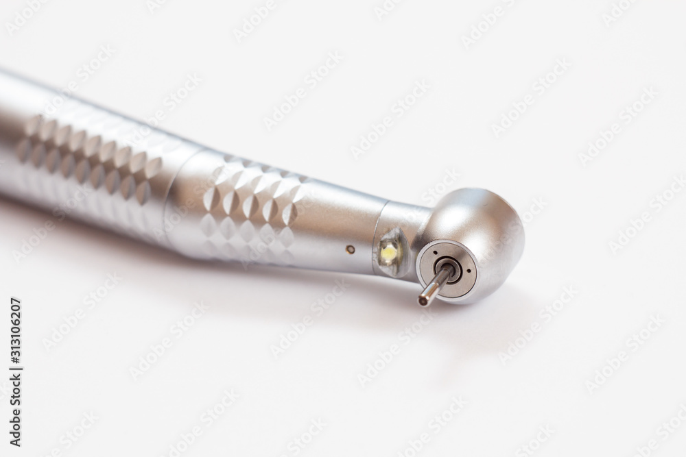 Dental instruments for teeth dental care on white background Dental instruments for teeth dental care on white background