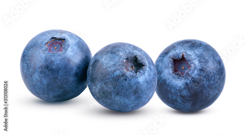 blueberry  isolated on white background
