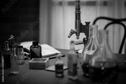 1885 scientist labratory