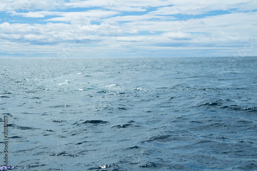 Landscape photo of the sea and the sky.