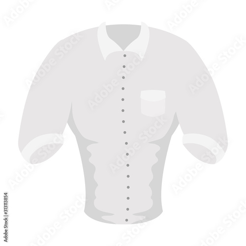 elegant shirt masculine wear icon