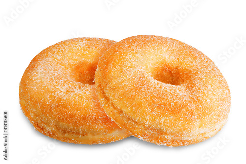 Donut on a white isolated background © nata_vkusidey