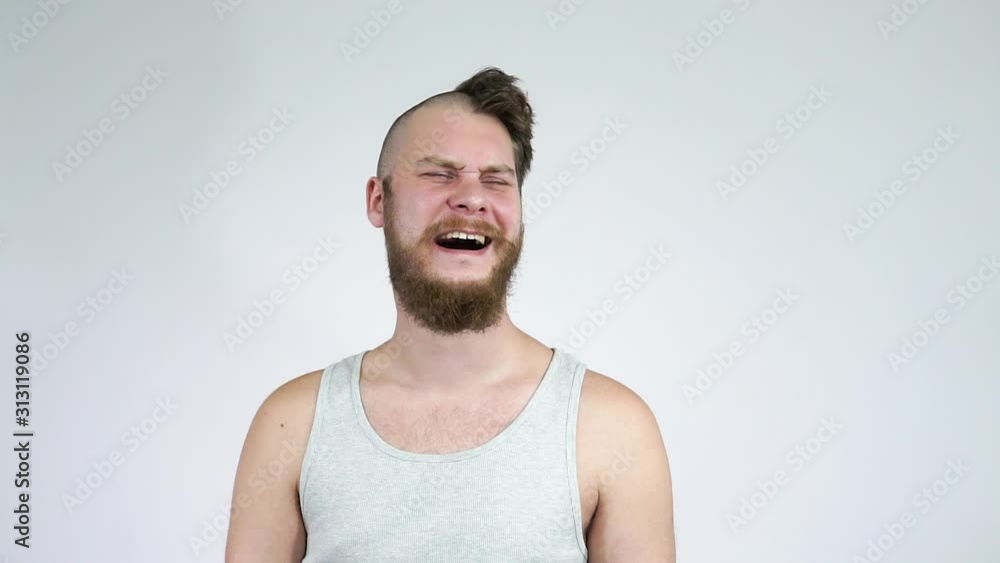 The problem of baldness in guy.Before and after.Bald half head. The problem of baldness in guy.Before and after.Bald half head.