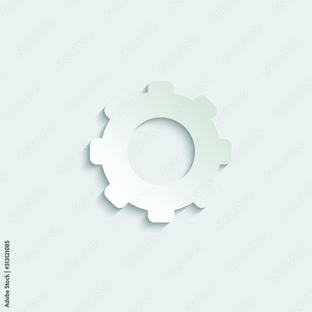 paper Settings  - vector icon