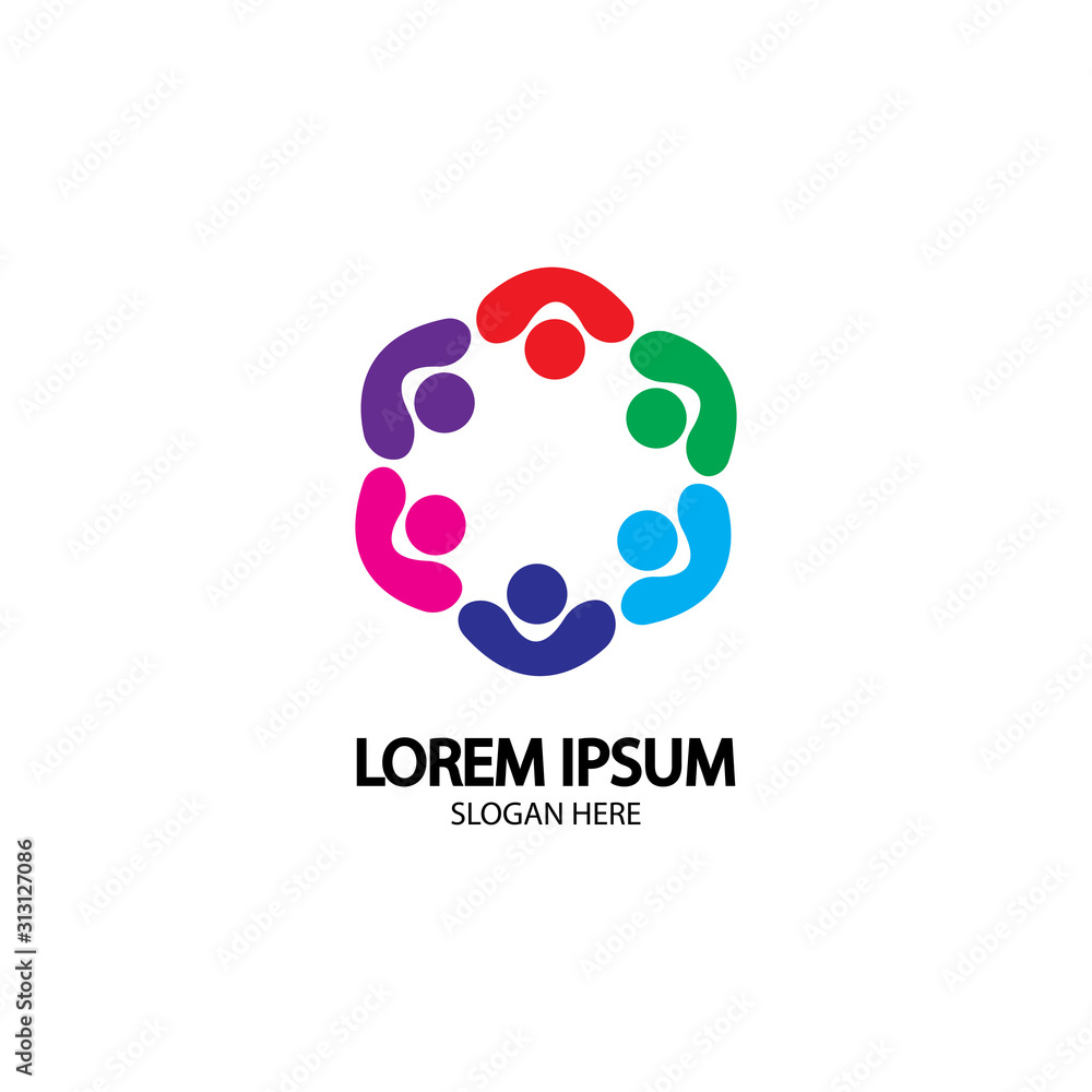 Community logo, Teamwork logo ,Group logo