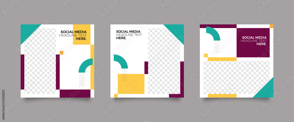 Modern promotion square web banner for social media mobile apps. Elegant sale and discount promo backgrounds for digital marketing Modern promotion square web banner for social media mobile apps. Elegant sale and discount promo backgrounds for digital marketing