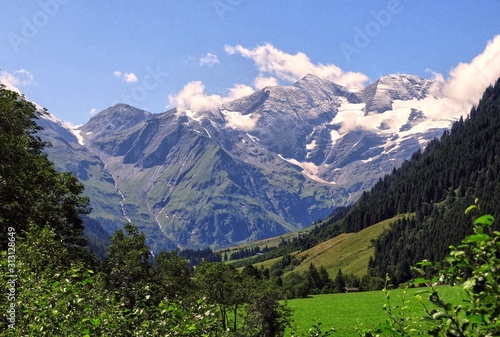 Central Alps Glocknergruppe, a sub-group of the Hohe Tauern mountain range