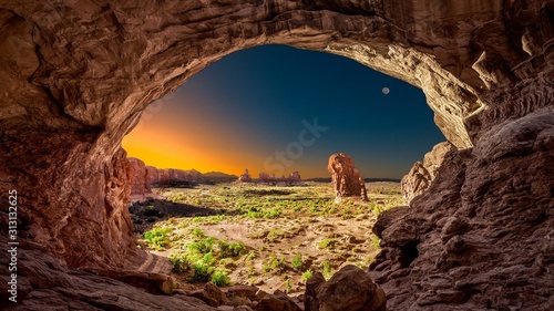 Fotografia, Obraz arch in arches national park
