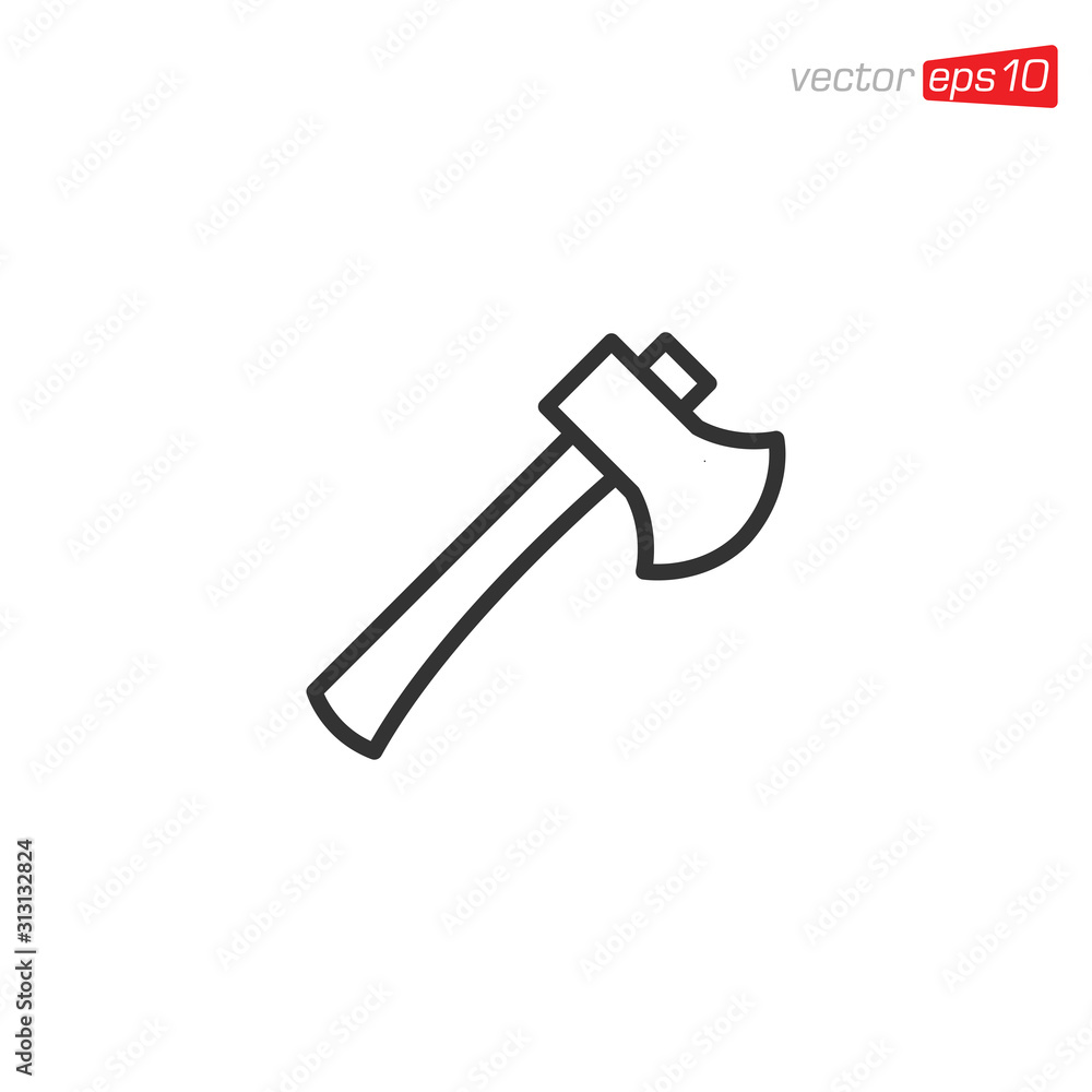 Axe Icon Logo Design Illustration Axe Icon Logo Design Illustration