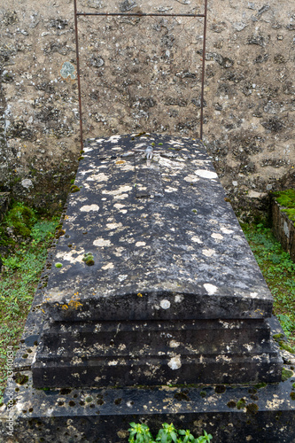 Friedhof bei Amboise im Val-de-Loire Frankreich Winter