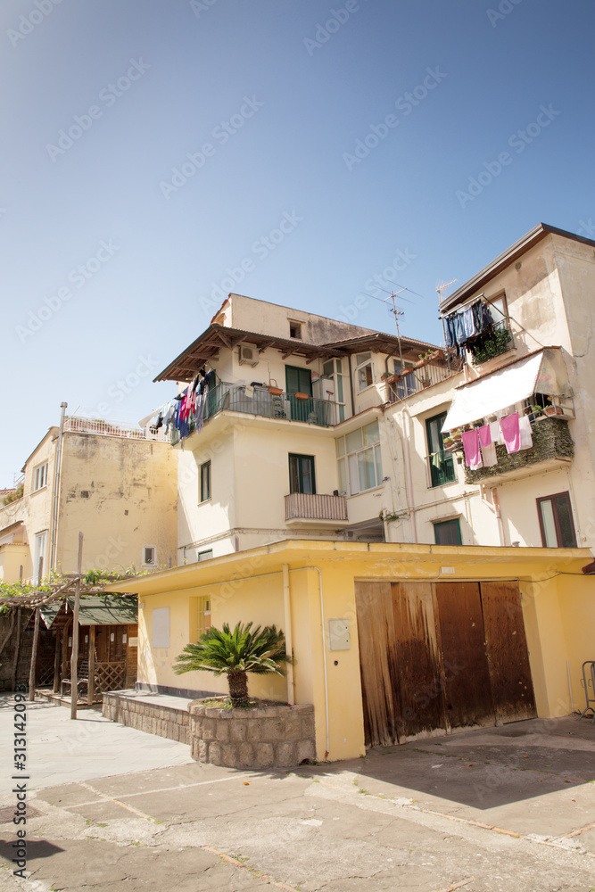 Fototapeta premium building and streets in itlay