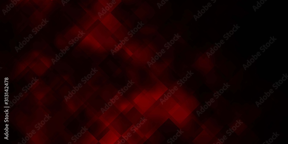 Dark Red vector pattern in square style.