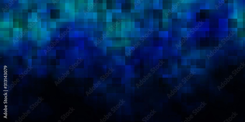 Dark BLUE vector texture in rectangular style.