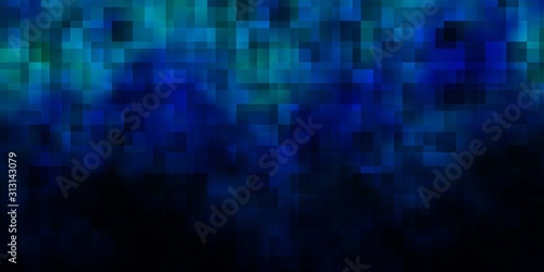 Dark BLUE vector texture in rectangular style.