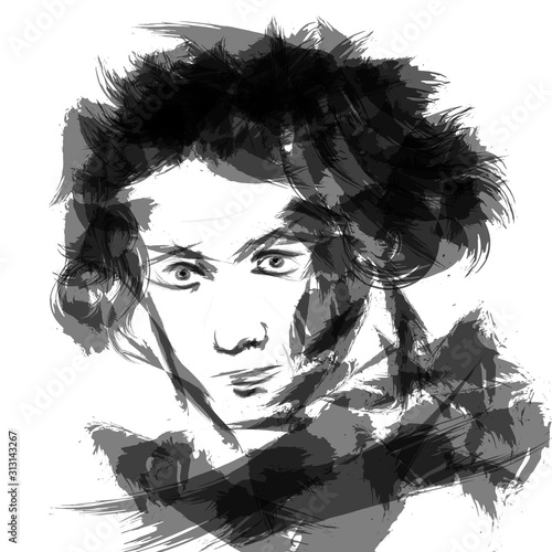 Obraz na płótnie Ludwig van Beethoven