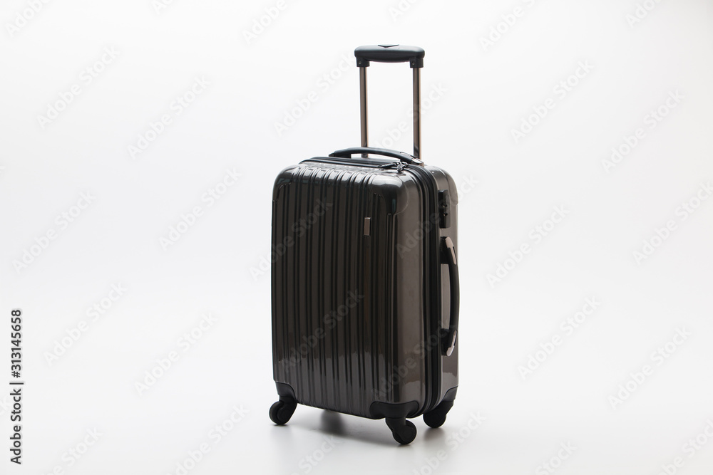 Gray Suitcase isolated Gray Suitcase isolated