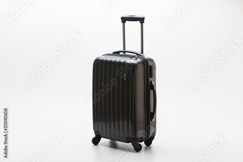 Gray Suitcase isolated