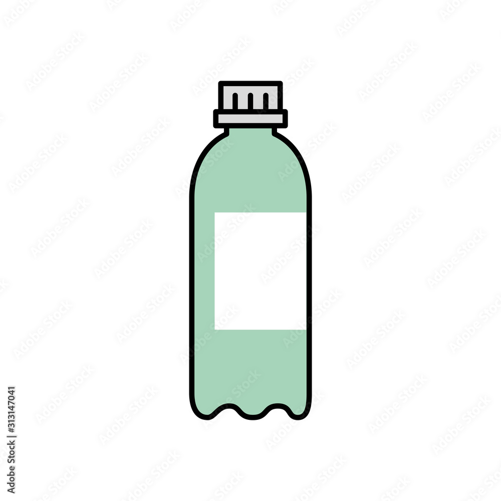 bottle plastic container isolated icon bottle plastic container isolated icon