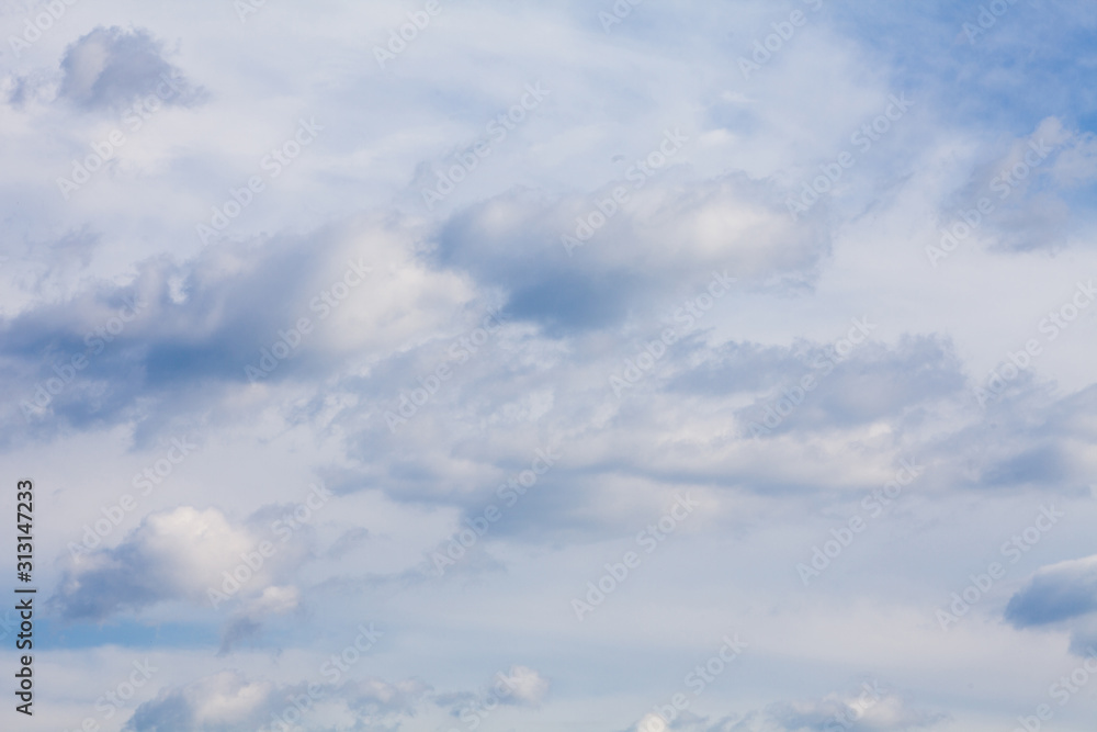Fototapeta premium Abstract cumulus clouds the sky 